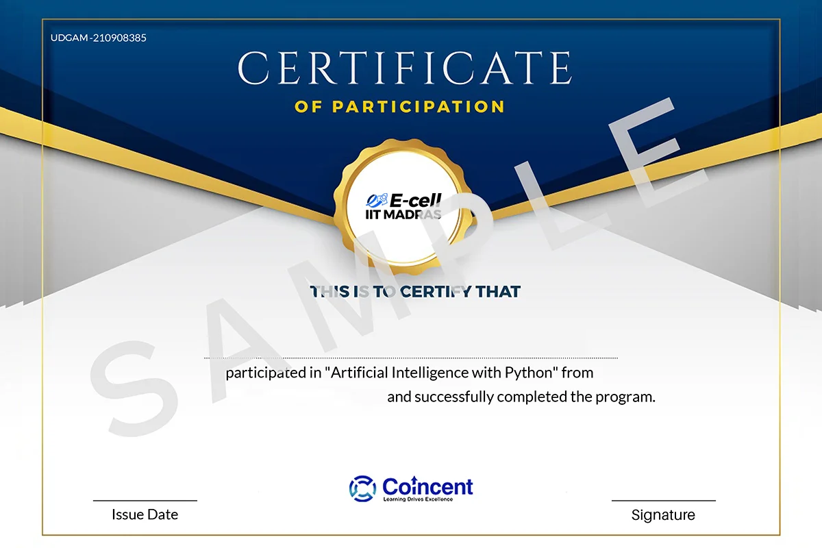 Participation Certificate