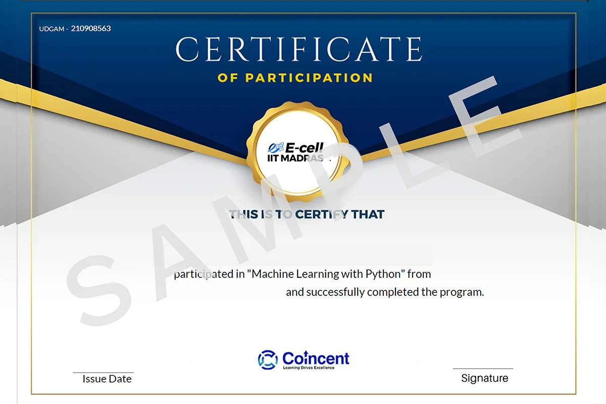 Participation Certificate