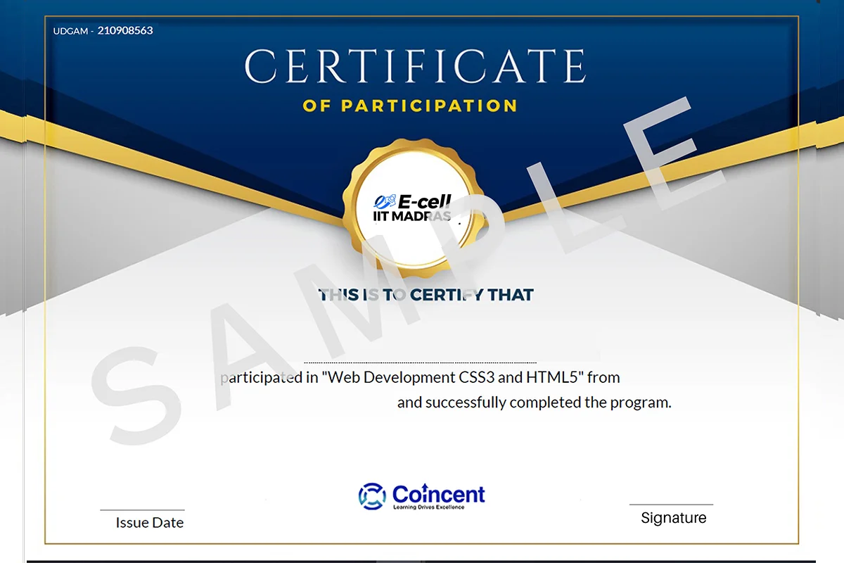 Participation Certificate