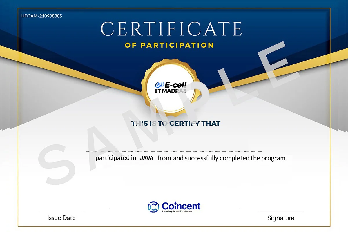 Participation Certificate