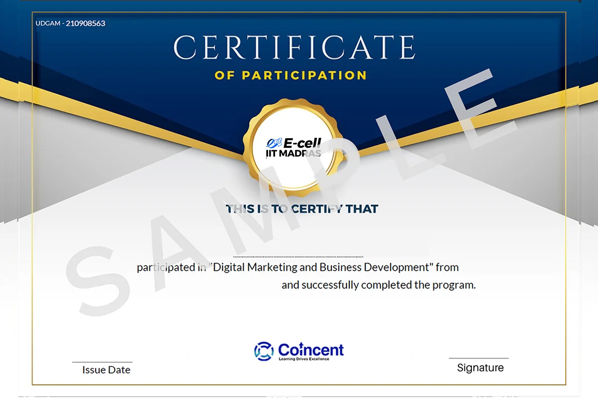 Participation Certificate