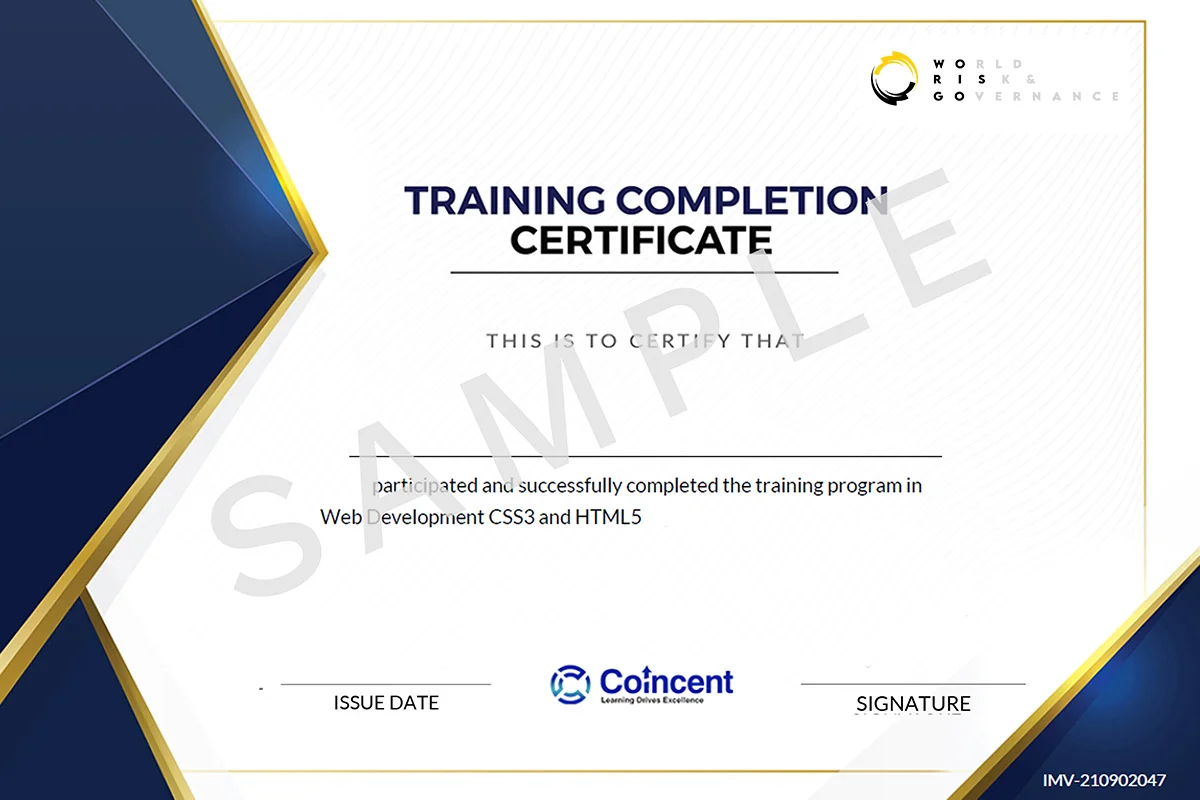 Training Certificate