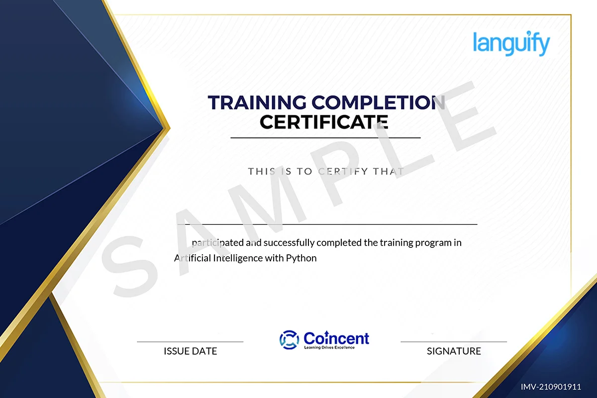 Internship Certificate