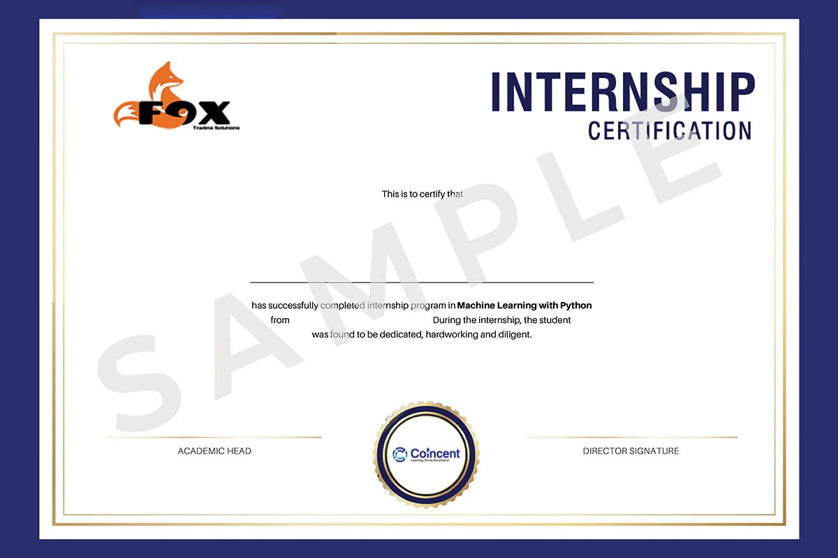 Internship Certificate